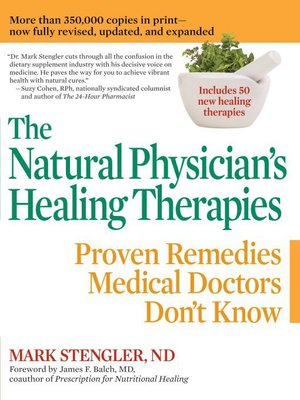 cover image of The Natural Physician's Healing Therapies